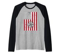 Bussola Barca a Vela Barca a Vela Sea Lake Sailor Maglia con Maniche Raglan