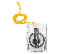 Bussola cartografica pieghevole, bussola di orientamento per escursionismo, sopravvivenza, navigazione, strumento multifunzionale in acrilico trasparente per l'escursionismo in