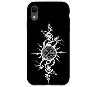 Bussola Celtica Vichinga Vegvisir Rune Simbolo Nordico Custodia per iPhone XR