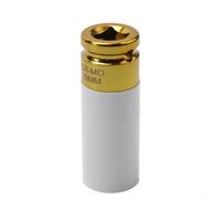 Bussola colorata per dadi della ruota, per 17 mm, 19 mm, 21 mm, antigraffio, in nylon resistente, anima in metallo per ruote dell'auto (19 mm)