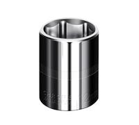 Bussola con attacco quadro da 1/4", esagono incassato a 6 punte da 4-14 mm, lunghezza 25 mm, for una facile rimozione dei dadi(12MM)