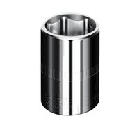 Bussola con attacco quadro da 1/4", esagono incassato a 6 punte da 4-14 mm, lunghezza 25 mm, for una facile rimozione dei dadi(8MM)