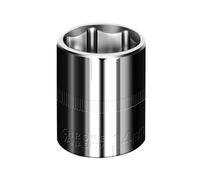 Bussola con attacco quadro da 1/4", esagono incassato a 6 punte da 4-14 mm, lunghezza 25 mm, for una facile rimozione dei dadi(14MM)