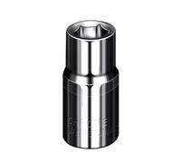 Bussola con attacco quadro da 1/4", esagono incassato a 6 punte da 4-14 mm, lunghezza 25 mm, for una facile rimozione dei dadi(4.5MM)