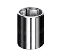 Bussola con attacco quadro da 1/4", esagono incassato a 6 punte da 4-14 mm, lunghezza 25 mm, for una facile rimozione dei dadi(10MM)