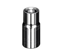 Bussola con attacco quadro da 1/4", esagono incassato a 6 punte da 4-14 mm, lunghezza 25 mm, for una facile rimozione dei dadi(4MM)