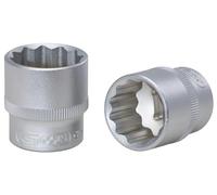 Bussola da 3/8", 12 punte, 21 mm, su gancio