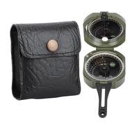 Bussola da esterno, bussola fluorescente multifunzionale geologica professionale ad alta precisione per indagini geologiche, orientamento, avventure all'aria aperta, 3,3 x 2,8 x