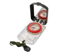 Bussola declinativa regolabile, strumento di navigazione per una navigazione accurata in qualsiasi condizione atmosferica, ideale per gli appassionati di attività all'aria aperta, con specchio