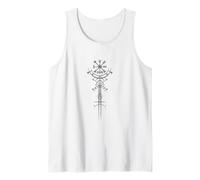 Bussola delle Rune spirituali Mitologia vichinga dei guerrieri nordici Canotta