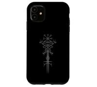 Bussola delle rune spirituali Mitologia vichinga dei guerrieri nordici Custodia per iPhone 11