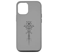 Bussola delle rune spirituali Mitologia vichinga dei guerrieri nordici Custodia per iPhone 12/12 Pro
