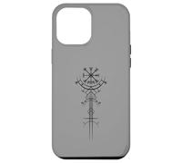 Bussola delle rune spirituali Mitologia vichinga dei guerrieri nordici Custodia per iPhone 12 Pro Max