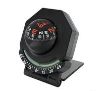 Bussola di alta precisione per cruscotto, strumento di navigazione facile da leggere, in ABS, resistente, impermeabile, per SUV, camion, furgoni, fuoristrada, nero, 9 x 7,6 cm