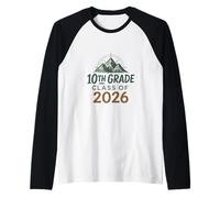 Bussola di apprendimento 10 ° Grado Design Maglia con Maniche Raglan