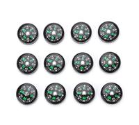 Bussola di precisione riempita di olio da 20 mm 12 pezzi, bussola di precisione ecologica riempita di olio, utilizzata per l'escursionismo, il campeggio, accessori per attività all'aperto