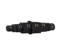 Bussola esagonale per moto, 12-24 mm, universale, compatto, portatile, adattatore per presa moto, per cuscinetti a dado, pneumatici, forcella, posteriore, meccanici, officine, riparazioni
