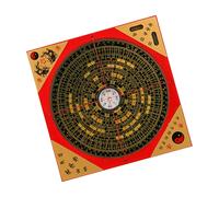 Bussola Feng Shui Luo Pan Bagua Square Luopan per escursionismo, campeggio,