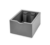 Bussola for Caffè ABS Secchio for Fondi Di Caffè Espresso Base Antiscivolo Contenitore for Polvere Rimovibile Contenitore for Caffè Espresso Ad Alta Capacità Strumenti for Lo Smaltimento(Grey)