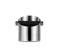 Bussola for Fondi di caffè Espresso,Smaltimento Facile e Senza Problemi del Disco del caffè,Barra e Base Rimovibili,Acciaio Inossidabile(Silver)