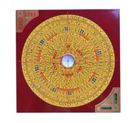Bussola gossip del Sud-Est asiatico, Bussola a otto diagrammi, triade ternaria integrata in rame puro da 17,5 cm, geomante, astronomia