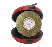 Bussola gossip del Sud-Est asiatico, Bussola astronomica Geomancer da 7 cm, diagramma del sud-est, scatola di legno