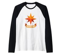 Bussola Guide Me Low-Poly Maglia con Maniche Raglan