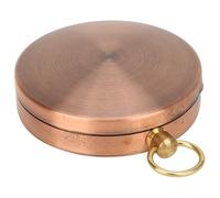 Bussola in metallo retrò con custodia a risvolto, orologio tascabile vintage portatile - strumento di navigazione compatto per esterni per arrampicata su roccia, viaggio [idea regalo] (bussola)