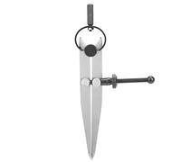 Bussola in pelle regolabile SustVita per cuciture e bordi, lo strumento versatile per tracciare disegni e divisori per ali artigianali in pelle per la lavorazione del legno e il