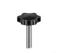 Bussola in plastica a lunga durata per una maggiore stabilità all'aperto riducendo l'attrito sui tavoli del patio contro il vento, colore nero, 38 mm (vite)