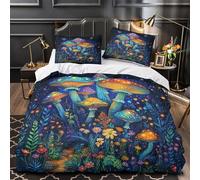 Bussola magica Set Di Copripiumino Set di 3 Pezzi microfibra morbida stampa 3D con federe per cuscini con cerniera Design mistico fantasy copripiumino for ragazze e bambini Double（200x200cm）