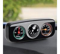Bussola per auto multifunzionale | 3 in 1 Car Truck Dashboard Mount Direzione di navigazione Termometri Igrometro,Strumento da viaggio multifunzionale portatile per auto, camion, barca,