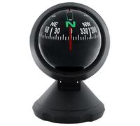 Bussola per barca, sfera di navigazione ad alta precisione con angolo regolabile - Costruzione in acrilico e ABS per auto, uso marino