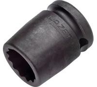 HAZET Inserto chiave a bussola 900SZ-18 – per avvitatori ad impulso, doppio esagono 12,5 mm (1/2")
