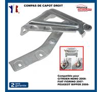 Cerniera per Cofano Destra Passeggero Pinze per Peugeot Bipper Da 2008