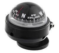 Bussola per Cruscotto Auto, KIMISS 7,5 * 6 * 6 Cm Bussola di Navigazione per Auto Sfera Supporto per Cruscotto Strumento di Guida per la Direzione in Plastica Escursionismo in
