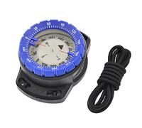 Bussola per immersione, bussola per immersione Surf Luminoso subacqueo 50 m Polso Visione notturna Navigazione impermeabile con Bungee Blu