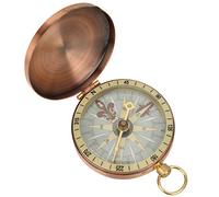 Bussola per Orologio da Taschino, Bussola in Metallo, Bussola Vintage, Bussola per Orologio da Taschino in Rame retrò Vintage Portatile per Campeggio