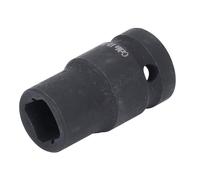 Bussola per rubinetto quadrata M18 Bussola con foro quadrato femmina 1/2 pollice Acciaio Cr Mo resistente agli urti Fosfatazione nera per chiave elettrica Chiave manuale