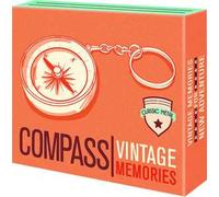 Legami - Bussola Portachiavi, Compass, Diametro 4,4 cm, in Alluminio, con Magnete, Quadrante Trasparente, Perfetta da Attaccare alla Borsa o Zaino