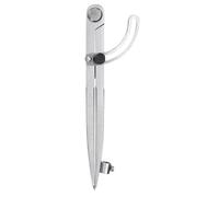 Bussola professionale 300 mm con portamatite - Bussola di precisione per disegno tecnico, geometria, lavorazione della pelle e metallo, strumento per architetti, falegnami e artigiani (12 pollici)