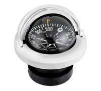 Bussola Riviera 4" con coperchio bianca/nera rosa piana - 1 PZ - 25.028.13