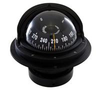 Bussola Riviera 4" con coperchio nera/nera rosa frontale - 1 PZ - 25.028.17