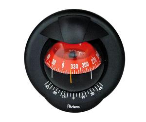 Bussola Riviera Pegasus 4" nera/rossa - 1 PZ - 25.020.17 - 2502017