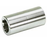 Bussola scanalata Ø 48, lunghezza 100 mm. Profilo interno 1"3/8 Z6.