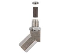 bussola sensore ossigeno Distanziatore sensore ossigeno posteriore Adattatore MiniCatalyst Lambda O2 da 90 gradi M18 * 1.5(45)