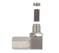 bussola sensore ossigeno Distanziatore sensore ossigeno posteriore Adattatore MiniCatalyst Lambda O2 da 90 gradi M18 * 1.5(90)