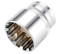 Bussola Torx femmina, 1 chiave a bussola a 12 punte con attacco da 1/2" e attacco da 6-32 mm, antiruggine, for molti tipi di utensili manuali for la rimozione dei dadi (5 pezzi (13-17 mm))(16mm 1pcs)