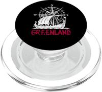 Bussola vichinga della Groenlandia, souvenir da viaggio PopSockets PopGrip per MagSafe