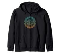 Bussola vichinga Vegvisir con Preghiera vichinga Felpa con Cappuccio